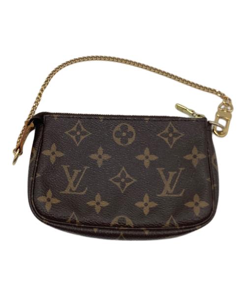LOUIS VUITTON（ルイ ヴィトン）LOUIS VUITTON (ルイ ヴィトン) ミニ・ポシェット・アクセソワール ブラウンの古着・服飾アイテム
