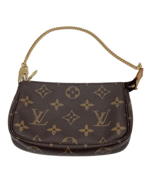 LOUIS VUITTON（ルイ ヴィトン）LOUIS VUITTON (ルイ ヴィトン) ミニ・ポシェット・アクセソワール ブラウンの古着・服飾アイテム