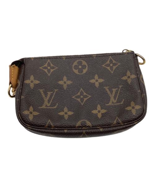 LOUIS VUITTON（ルイ ヴィトン）LOUIS VUITTON (ルイ ヴィトン) ミニ・ポシェット・アクセソワール ブラウンの古着・服飾アイテム