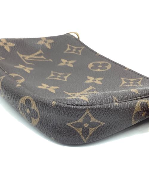 LOUIS VUITTON（ルイ ヴィトン）LOUIS VUITTON (ルイ ヴィトン) ミニ・ポシェット・アクセソワール ブラウンの古着・服飾アイテム