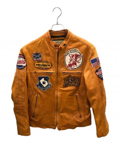 【古着】希少☆AVIREX プリントライダースジャケット 古着も買い取ります！】AVIREX DAYTONA（アヴィレックス デイトナ