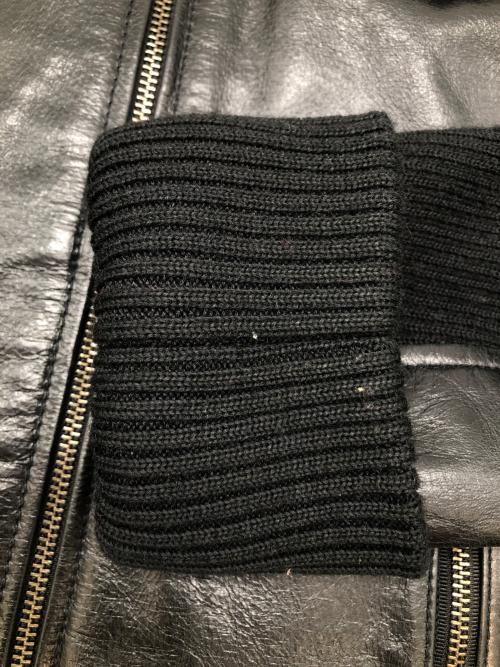 AVIREX（アヴィレックス）AVIREX (アヴィレックス) シングルライダースジャケット　Y2K ブラック サイズ:Mの古着・服飾アイテム