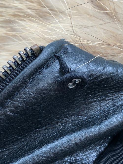 AVIREX（アヴィレックス）AVIREX (アヴィレックス) シングルライダースジャケット　Y2K ブラック サイズ:Mの古着・服飾アイテム