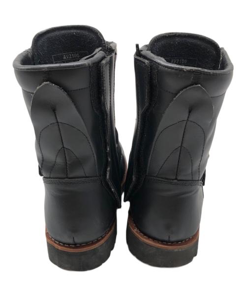 AVIREX（アヴィレックス）AVIREX (アヴィレックス) バイカーブーツ ブラック サイズ:26.5cmの古着・服飾アイテム