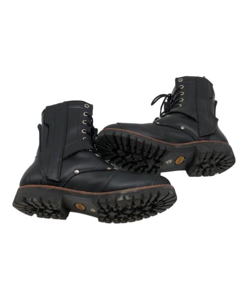 AVIREX（アヴィレックス）AVIREX (アヴィレックス) バイカーブーツ ブラック サイズ:26.5cmの古着・服飾アイテム