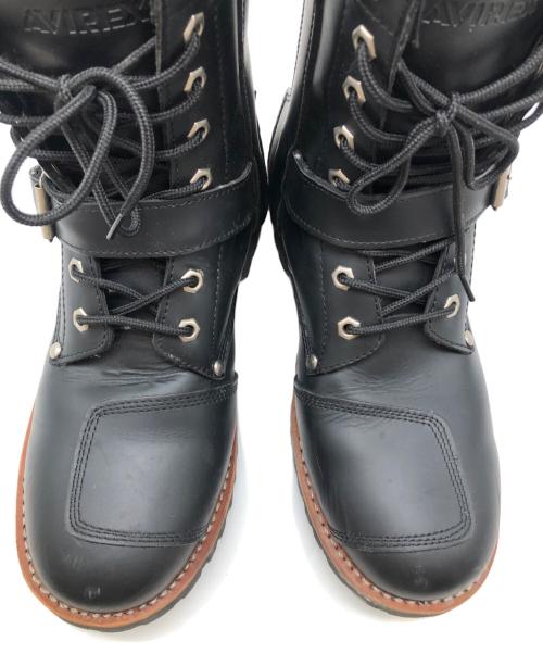 AVIREX（アヴィレックス）AVIREX (アヴィレックス) バイカーブーツ ブラック サイズ:26.5cmの古着・服飾アイテム