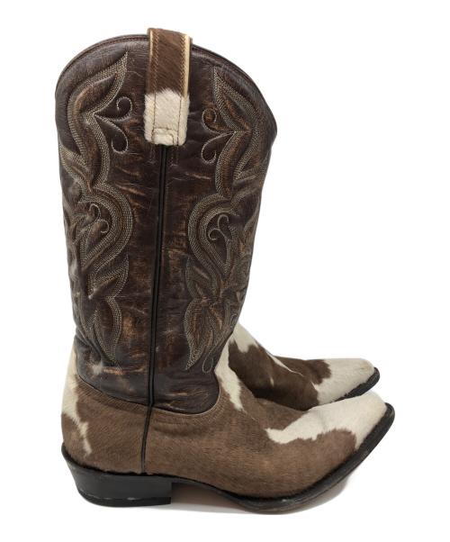 RANCHO（RANCHO）RANCHO (RANCHO) ウェスタンブーツ ブラウン サイズ:27cmの古着・服飾アイテム