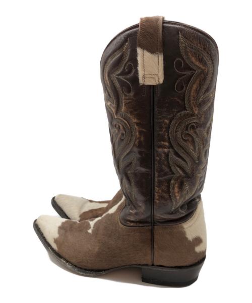 RANCHO（RANCHO）RANCHO (RANCHO) ウェスタンブーツ ブラウン サイズ:27cmの古着・服飾アイテム