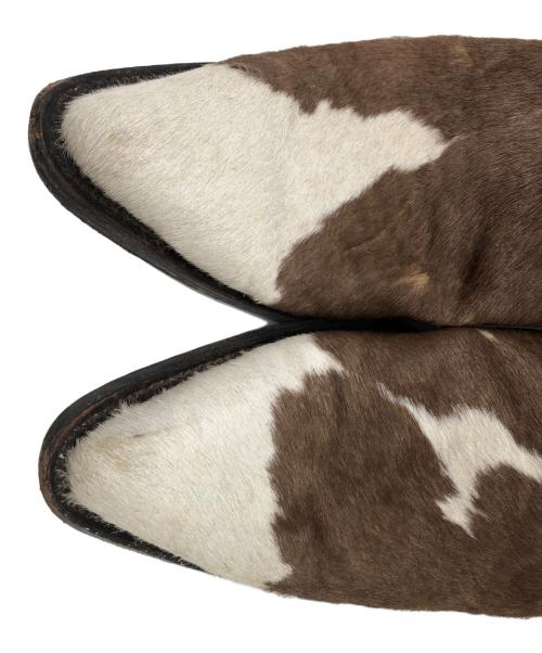 RANCHO（RANCHO）RANCHO (RANCHO) ウェスタンブーツ ブラウン サイズ:27cmの古着・服飾アイテム