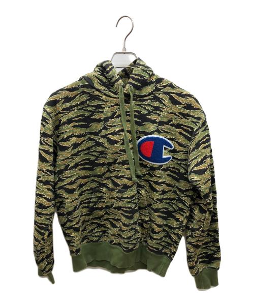 Champion（チャンピオン）Champion (チャンピオン) パーカー グリーン サイズ:Mの古着・服飾アイテム