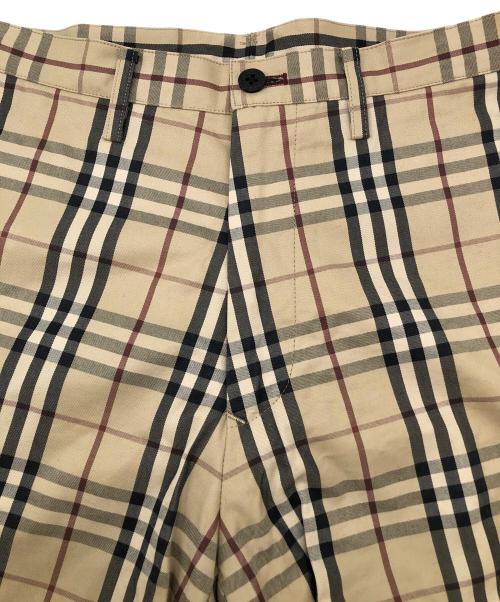 BURBERRY BLACK LABEL（バーバリーブラックレーベル）BURBERRY BLACK LABEL (バーバリーブラックレーベル) チェックハーフパンツ ブラウン サイズ:W73の古着・服飾アイテム
