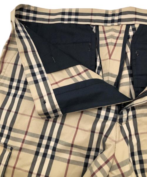 BURBERRY BLACK LABEL（バーバリーブラックレーベル）BURBERRY BLACK LABEL (バーバリーブラックレーベル) チェックハーフパンツ ブラウン サイズ:W73の古着・服飾アイテム