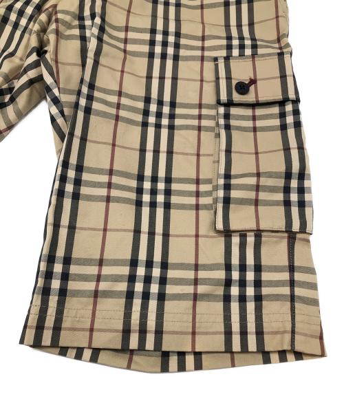 BURBERRY BLACK LABEL（バーバリーブラックレーベル）BURBERRY BLACK LABEL (バーバリーブラックレーベル) チェックハーフパンツ ブラウン サイズ:W73の古着・服飾アイテム