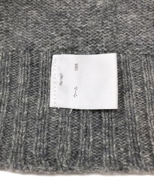 Harley of SCOTLAND（ハーレーオブスコットランド）Harley of SCOTLAND (ハーレーオブスコットランド) 厚手ニット　別注RHC グレー サイズ:36の古着・服飾アイテム