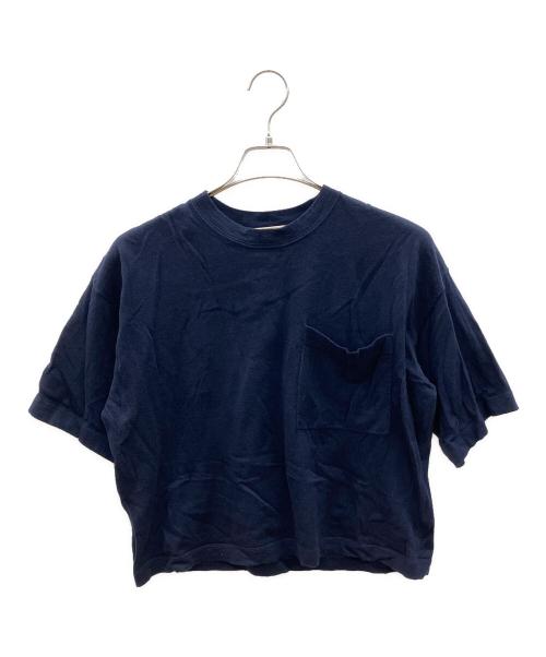 DEMYLEE（デミリー）DEMYLEE (デミリー) 半袖カットソー ネイビー サイズ:Sの古着・服飾アイテム