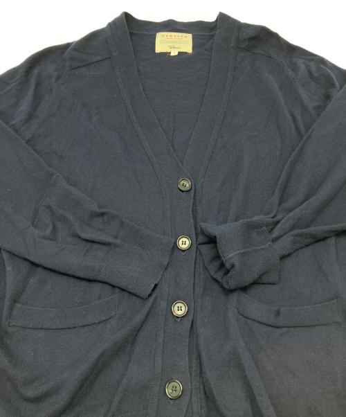 DEMYLEE（デミリー）DEMYLEE (デミリー) 薄手カーディガン ネイビー サイズ:Sの古着・服飾アイテム