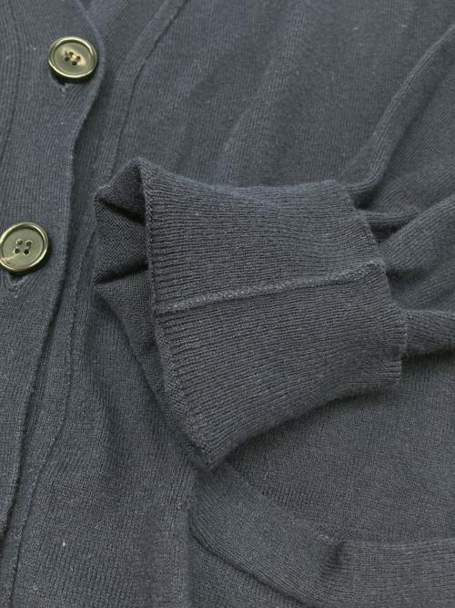 DEMYLEE（デミリー）DEMYLEE (デミリー) 薄手カーディガン ネイビー サイズ:Sの古着・服飾アイテム