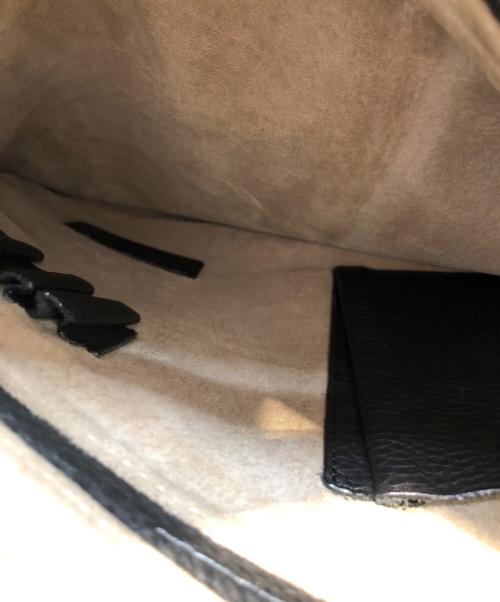 dunhill（ダンヒル）dunhill (ダンヒル) フラップショルダーバッグ ブラックの古着・服飾アイテム