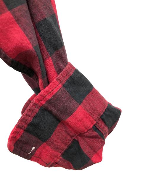 WACKO MARIA（ワコマリア）WACKO MARIA (ワコマリア) ブロックチェックシャツ レッド×ブラック サイズ:Sの古着・服飾アイテム