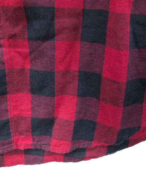 WACKO MARIA（ワコマリア）WACKO MARIA (ワコマリア) ブロックチェックシャツ レッド×ブラック サイズ:Sの古着・服飾アイテム