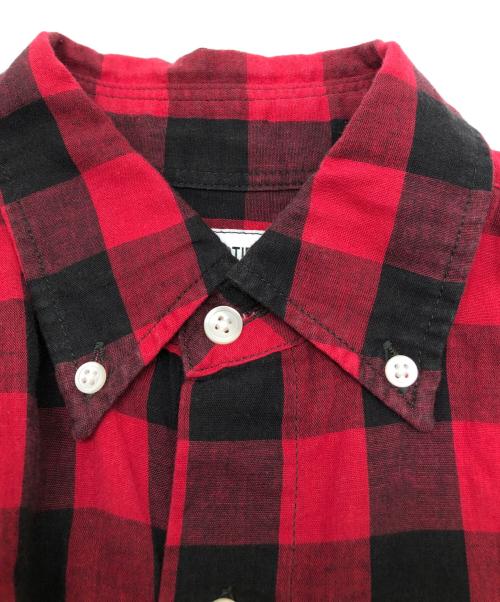 WACKO MARIA（ワコマリア）WACKO MARIA (ワコマリア) ブロックチェックシャツ レッド×ブラック サイズ:Sの古着・服飾アイテム