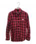WACKO MARIA（ワコマリア）の古着「ブロックチェックシャツ」｜レッド×ブラック