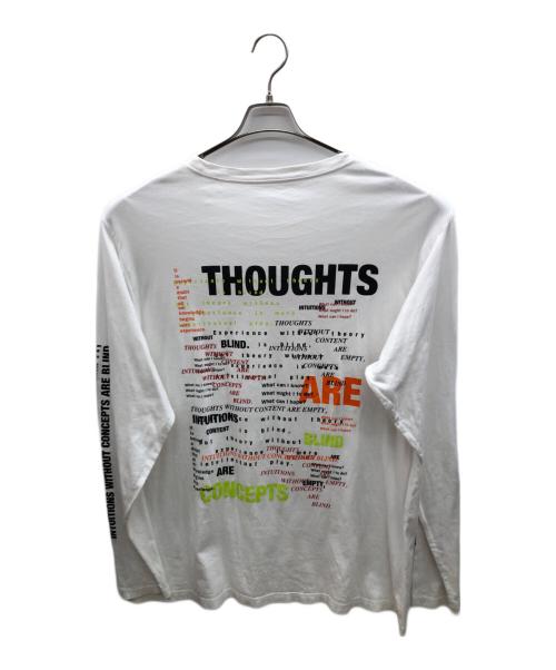 uniform experiment（ユニフォームエクスペリメント）uniform experiment (ユニフォームエクスペリメント) 長袖カットソー ホワイト サイズ:3の古着・服飾アイテム