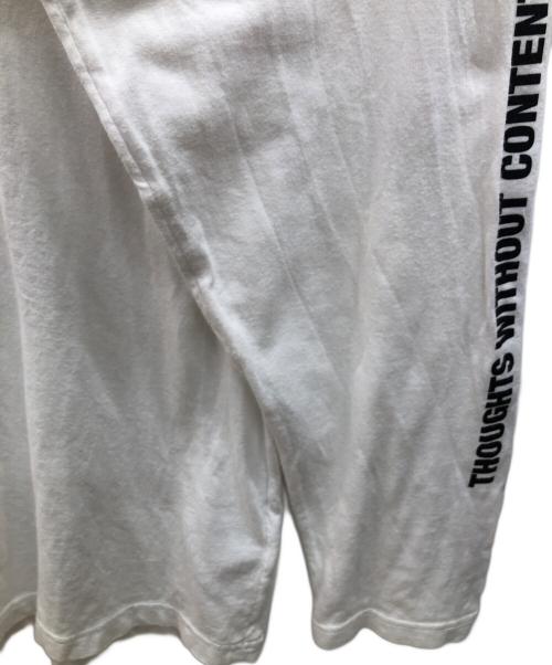 uniform experiment（ユニフォームエクスペリメント）uniform experiment (ユニフォームエクスペリメント) 長袖カットソー ホワイト サイズ:3の古着・服飾アイテム