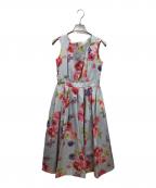 L'EST ROSEレストローズ）の古着「ノースリーブ・キャミソールワンピース」｜スカイブルー