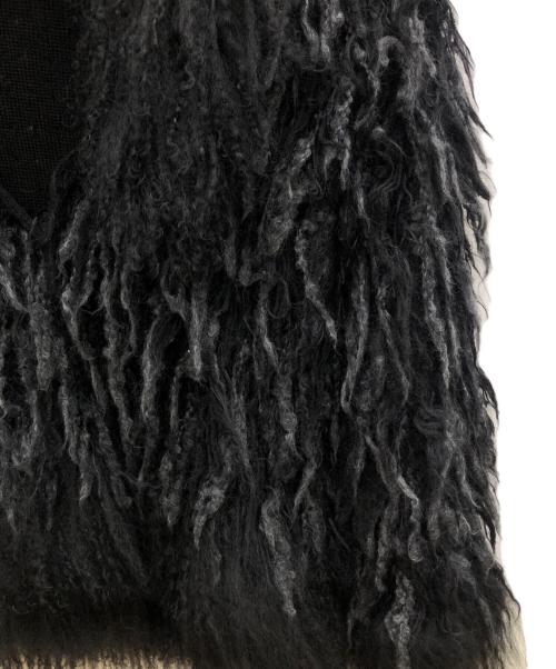 hysterics（ヒステリックス）hysterics (ヒステリックス) 厚手カーディガン ブラック サイズ:Freeの古着・服飾アイテム