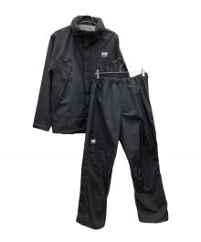 HELLY HANSEN（ヘリーハンセン）の古着「レインスーツセットアップ」｜ブラック
