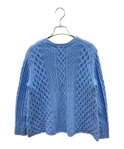 MACPHEE（マカフィー）MACPHEE (マカフィー) 厚手ニット スカイブルー サイズ:1の古着・服飾アイテム