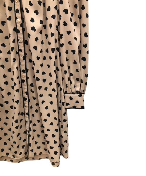 Kate Spade（ケイトスペード）Kate Spade (ケイトスペード) 長袖ワンピース ベージュ サイズ:XSの古着・服飾アイテム