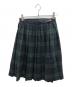 O'NEIL OF DUBLIN（オニールオブダブリン）の古着「チェックウールスカート」｜グリーン