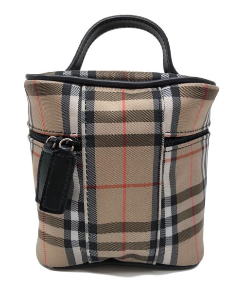BURBERRY LONDON（バーバリーロンドン）BURBERRY LONDON (バーバリーロンドン) バニティポーチ ブラウンの古着・服飾アイテム