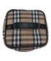 中古・古着 BURBERRY LONDON (バーバリーロンドン) バニティポーチ ブラウン：10000円