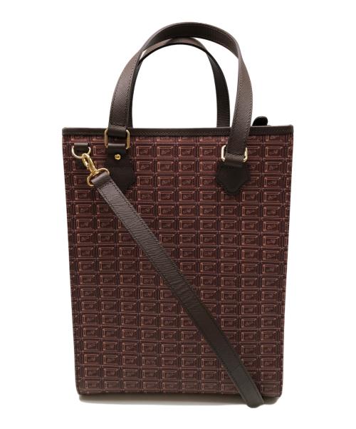 Q-pot.（キューポット）Q-pot. (キューポット) 2WAYショルダーバッグ　ビターチョコレート ブラウンの古着・服飾アイテム