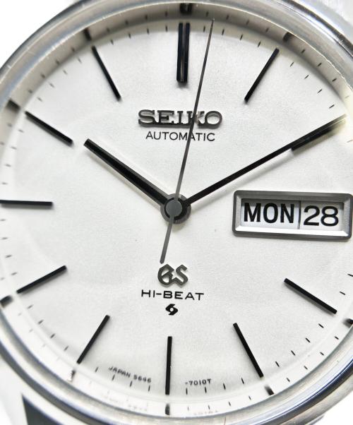 SEIKO（セイコー）SEIKO (セイコー) SEIKO GS High Beat グランドセイコー ハイビート Ref.5646-7010 36.5㎜ 白文字盤 サイズ:36.5㎜/16.5㎝の古着・服飾アイテム