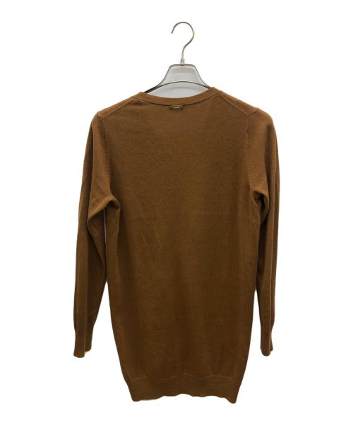 MUSE（ミューズ）MUSE (ミューズ) 薄手カーディガン ブラウン サイズ:記載なしの古着・服飾アイテム