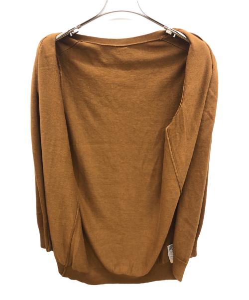 MUSE（ミューズ）MUSE (ミューズ) 薄手カーディガン ブラウン サイズ:記載なしの古着・服飾アイテム