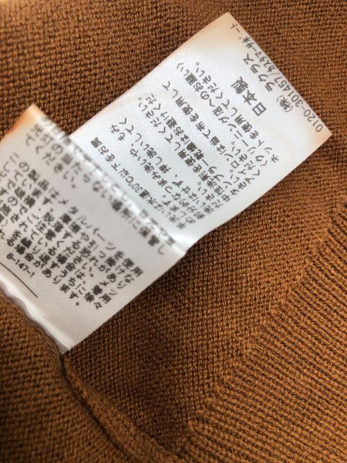 MUSE（ミューズ）MUSE (ミューズ) 薄手カーディガン ブラウン サイズ:記載なしの古着・服飾アイテム