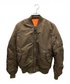 ALPHAアルファ）の古着「MA-1ジャケット」｜カーキ