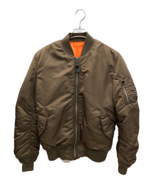 ALPHA（アルファ）ALPHA (アルファ) MA-1ジャケット カーキ サイズ:Lの古着・服飾アイテム