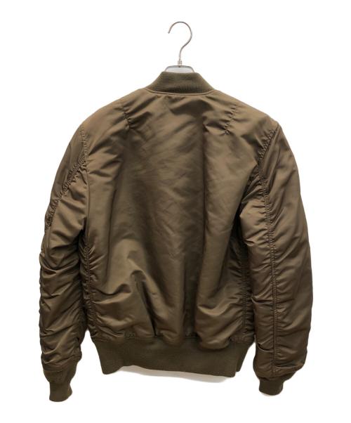 ALPHA（アルファ）ALPHA (アルファ) MA-1ジャケット カーキ サイズ:Lの古着・服飾アイテム