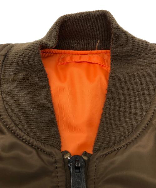 ALPHA（アルファ）ALPHA (アルファ) MA-1ジャケット カーキ サイズ:Lの古着・服飾アイテム