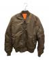 ALPHA（アルファ）の古着「MA-1ジャケット」｜カーキ