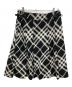 BURBERRY LONDON（バーバリーロンドン）の古着「チェックスカート」｜ブラック×アイボリー