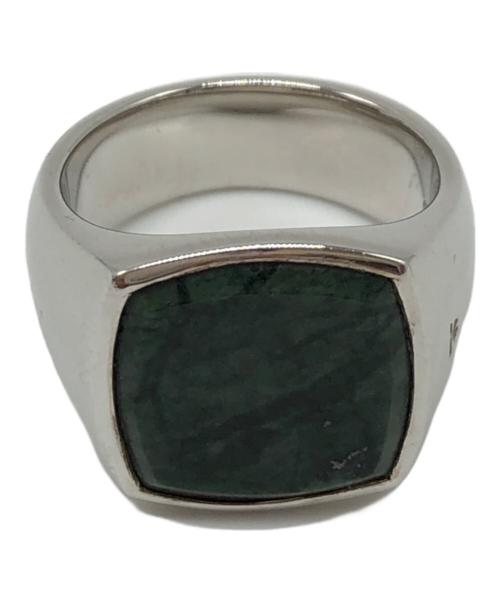 TOM WOOD（トムウッド）TOM WOOD (トムウッド) リング グリーン×シルバー サイズ:11号(メーカー表記:52)の古着・服飾アイテム