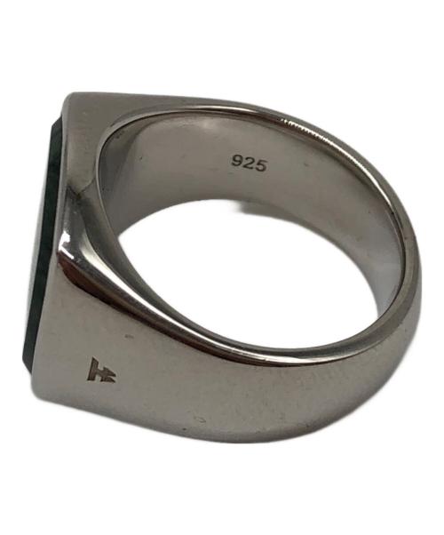 TOM WOOD（トムウッド）TOM WOOD (トムウッド) リング グリーン×シルバー サイズ:11号(メーカー表記:52)の古着・服飾アイテム