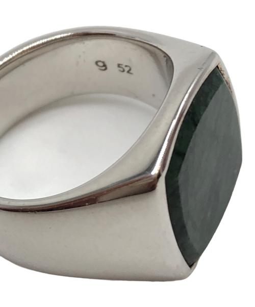 TOM WOOD（トムウッド）TOM WOOD (トムウッド) リング グリーン×シルバー サイズ:11号(メーカー表記:52)の古着・服飾アイテム